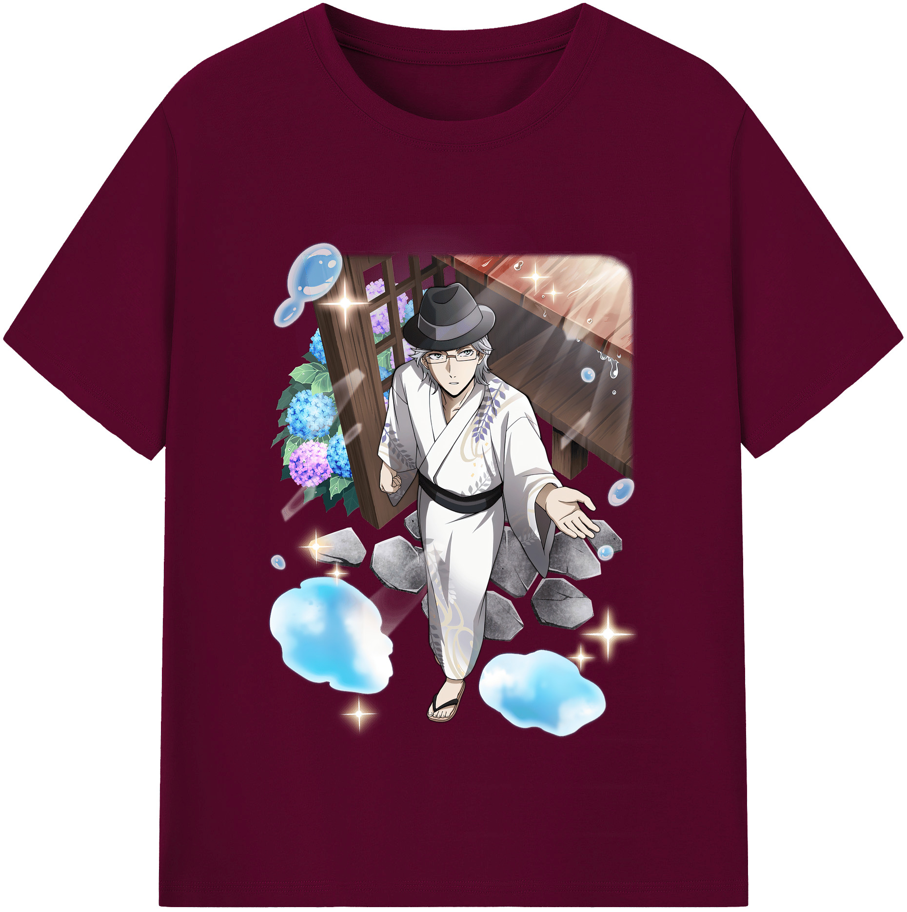 （画像用） 文豪ストレイドッグス Bungo Stray Dogs レディースカジュアルプリントTシャツ（綿100％）